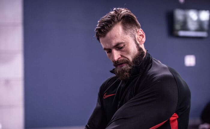Tomasz Bigus prowadzi trening